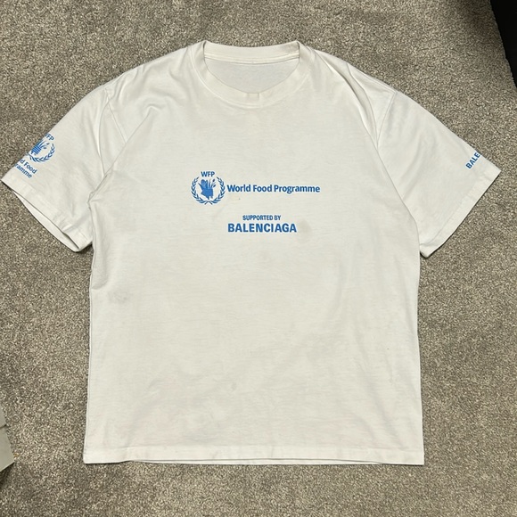 Balenciaga Other - SOLD - Balenciaga World Food Programme T-Shirt